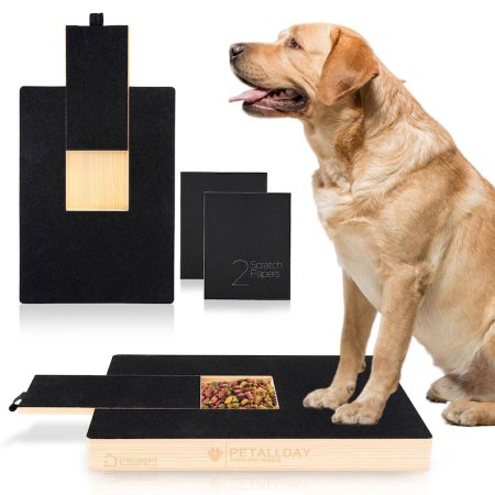 Dog Scratch Board for Nails with 2 Additional Sandpapers